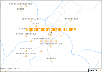map of Kampong Paya New Village