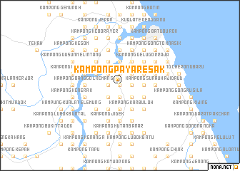 map of Kampong Paya Resak