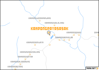 map of Kampong Paya Sasak