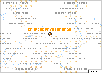 map of Kampong Paya Terendam