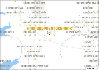 map of Kampong Paya Tok Badak