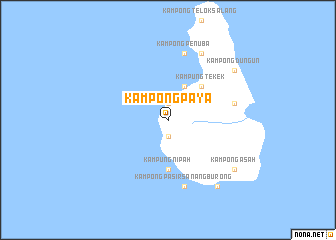 map of Kampong Paya