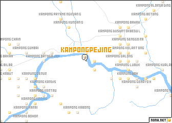 map of Kampong Pejing