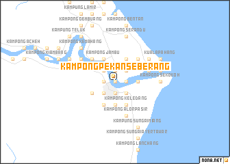 map of Kampong Pekan Seberang