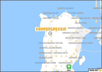 map of Kampong Pek Sin