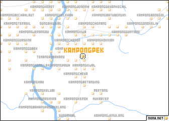 map of Kampong Pek