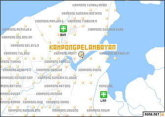 map of Kampong Pelambayan