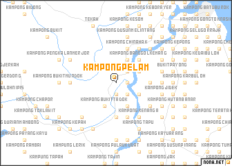 map of Kampong Pelam