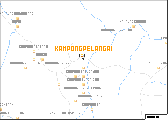 map of Kampong Pelangai