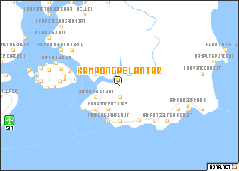 map of Kampong Pelantar