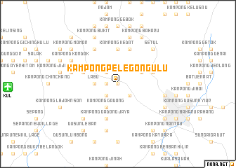 map of Kampong Pelegong Ulu