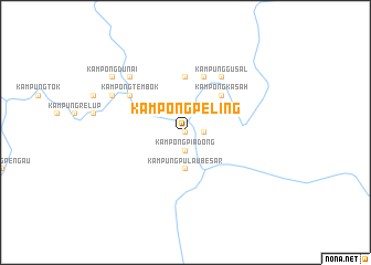 map of Kampong Peling