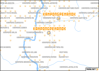 map of Kampong Pemanok