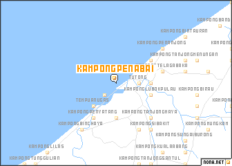 map of Kampong Penabai