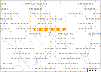 map of Kampong Penajis