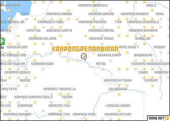 map of Kampong Penambiran