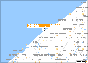 map of Kampong Penanjong