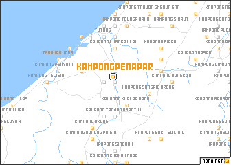 map of Kampong Penapar