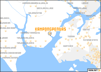 map of Kampong Pendas