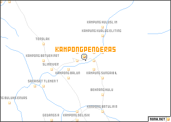 map of Kampong Penderas