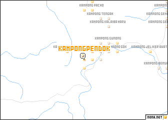 map of Kampong Pendok