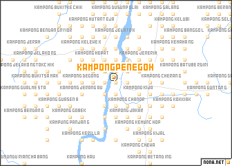 map of Kampong Penegoh