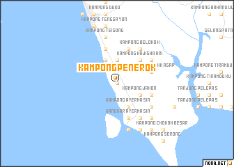 map of Kampong Penerok