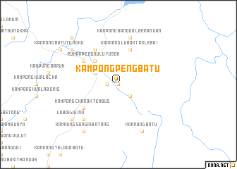 map of Kampong Peng Batu