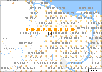 map of Kampong Pengkalan China