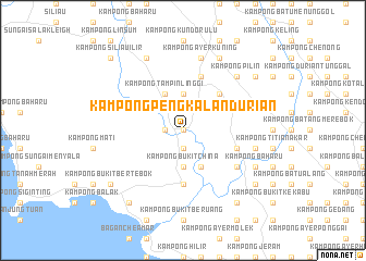 map of Kampong Pengkalan Durian