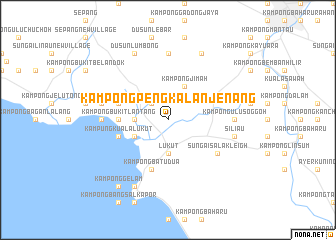 map of Kampong Pengkalan Jenang