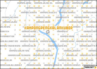 map of Kampong Pengkalan Kubor