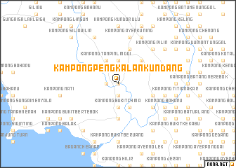 map of Kampong Pengkalan Kundang