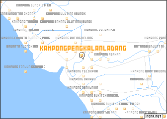 map of Kampong Pengkalan Ladang