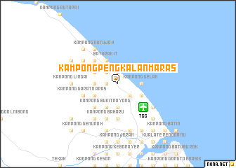 map of Kampong Pengkalan Maras