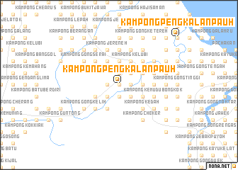 map of Kampong Pengkalan Pauh