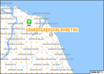 map of Kampong Pengkalan Petah