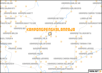 map of Kampong Pengkalan Raja