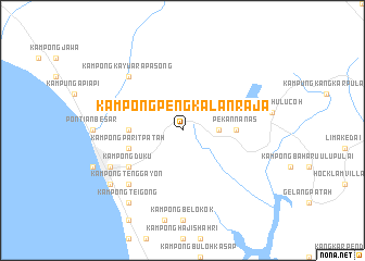 map of Kampong Pengkalan Raja