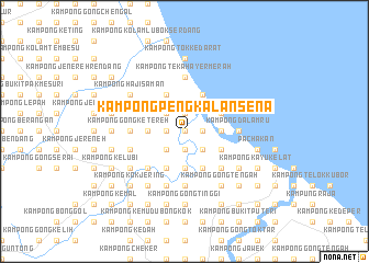 map of Kampong Pengkalan Sena