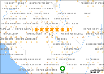 map of Kampong Pengkalan