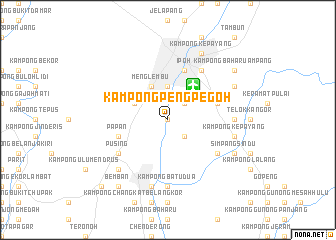 map of Kampong Peng Pegoh