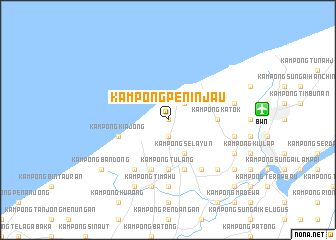 map of Kampong Peninjau