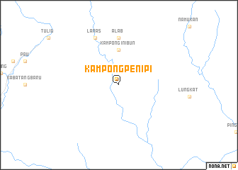 map of Kampong Penipi