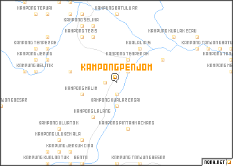 map of Kampong Penjom