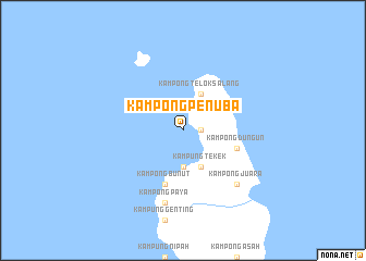 map of Kampong Penuba