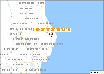 map of Kampong Penunjok