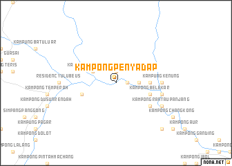 map of Kampong Penyadap