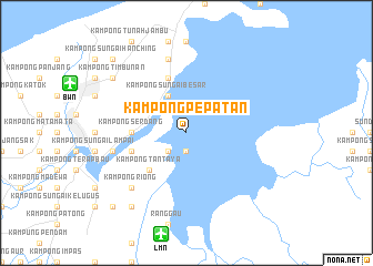 map of Kampong Pepatan