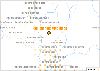 map of Kampong Perambai